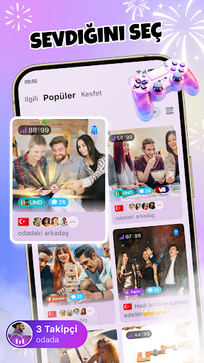 Hiya Game -Sesli sohbet Parti ekran görüntüsü