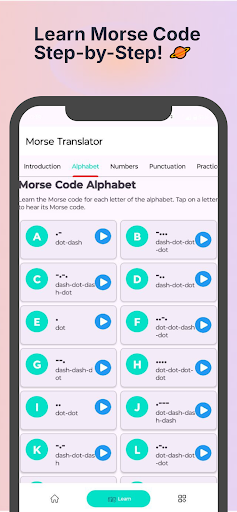 Morse Code Translator ekran görüntüsü