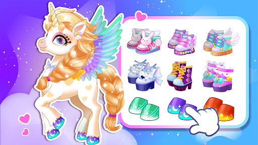 Unicorn Dress up Game for Kids ekran görüntüsü