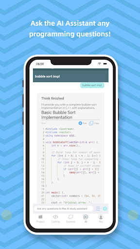 CppCoder - Cpp Compiler IDE&AI ekran görüntüsü