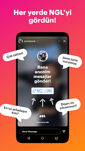 NGL - anonim s&c ekran görüntüsü