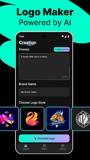 Logo Maker - AI Art Design ekran görüntüsü