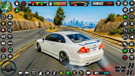 Open World Sim Car Driving 3D ekran görüntüsü