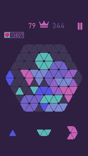 Trigon : Triangle Block Puzzle ekran görüntüsü