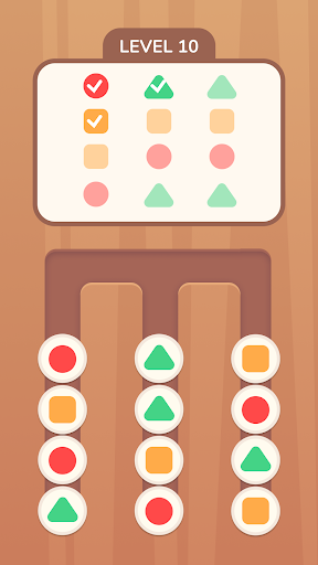 Color Shape Sort Puzzle ekran görüntüsü