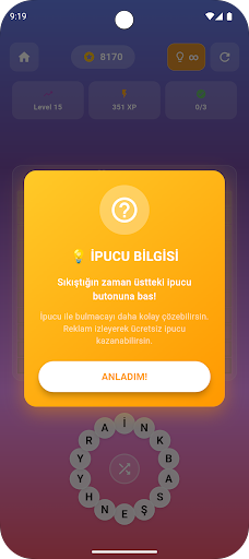 Kelime Avı - Bulmaca Oyunu ekran görüntüsü