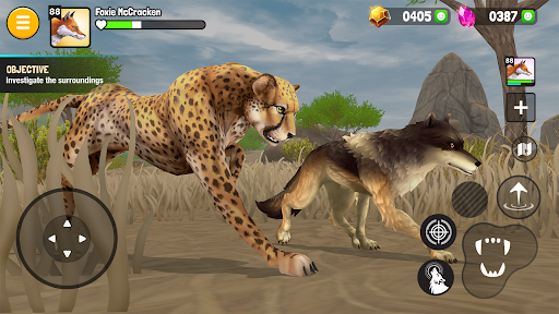 Animal Kingdoms: Wolf Sim MMO ekran görüntüsü