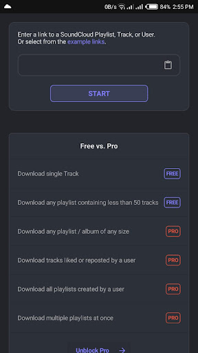 cloud playlist downloader ekran görüntüsü