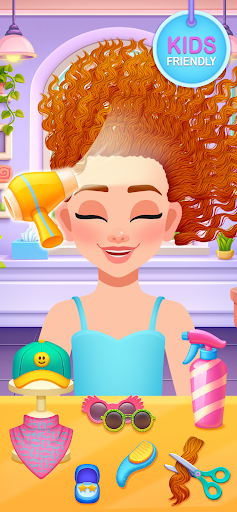 Hair Salon Games For Kids ekran görüntüsü