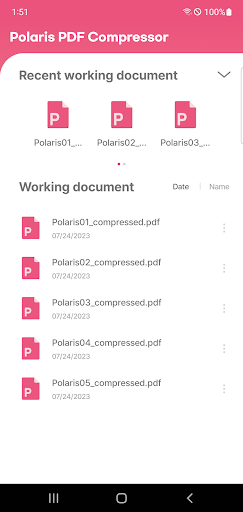 Polaris PDF Compressor ekran görüntüsü