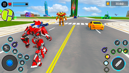 Robot Transform War Car Games ekran görüntüsü
