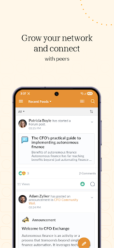 CFO Exchange by Zoho ekran görüntüsü