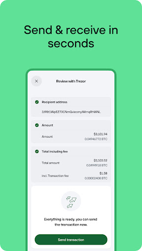 Trezor Suite ekran görüntüsü