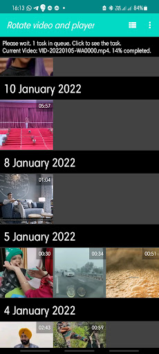 Rotate video and player ekran görüntüsü