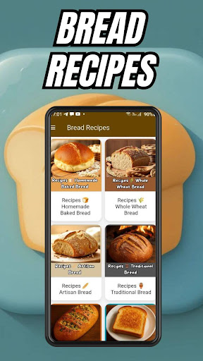 Bread Recipes ekran görüntüsü