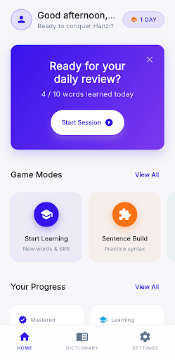 Hanzi Hero - Learn Chinese ekran görüntüsü