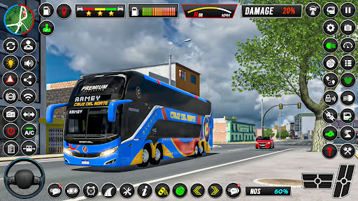 School Bus Driving coach bus ekran görüntüsü
