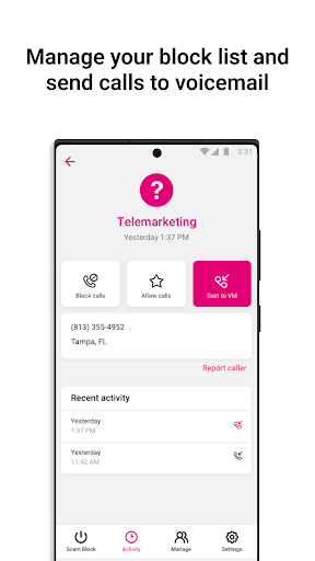 T-Mobile Scam Shield ekran görüntüsü