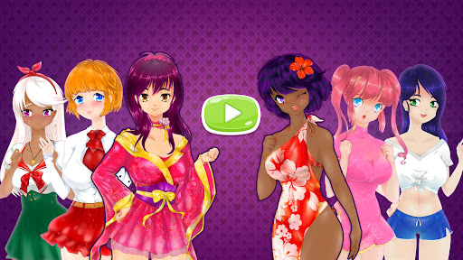 Solitaire Manga Girls ekran görüntüsü