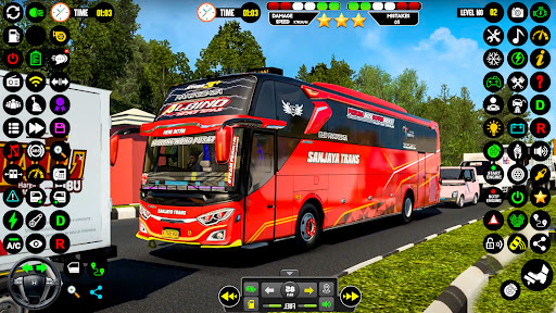 Public Coach Bus Driving Game ekran görüntüsü