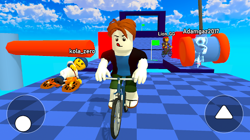 Obby bike: Parkour Adventure ekran görüntüsü