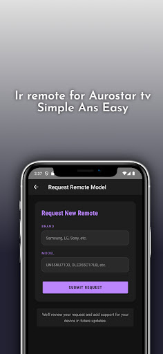 Remote for Aurostar tv ekran görüntüsü