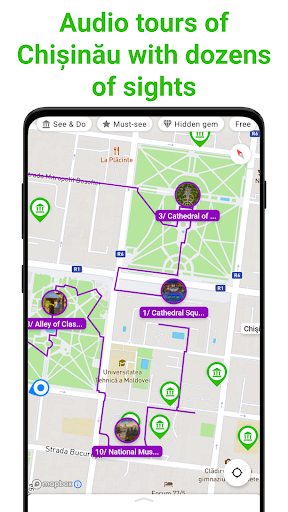 Chișinău Tour Guide:SmartGuide ekran görüntüsü