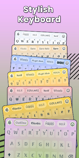 Stylish Keyboard-Fonts & Emoji ekran görüntüsü