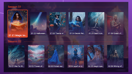 Purple Launcher - IPTV Player ekran görüntüsü