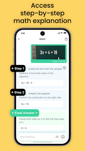 Socratic AI: Math Help, Solver ekran görüntüsü