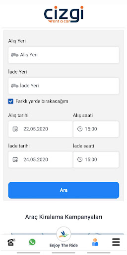 Cizgi Rent a Car - Araç Kirala ekran görüntüsü