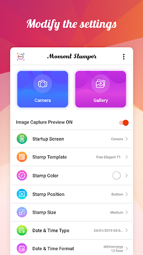 Moments Stamp Custom Camera ekran görüntüsü