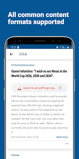 FIFA News Reports ekran görüntüsü