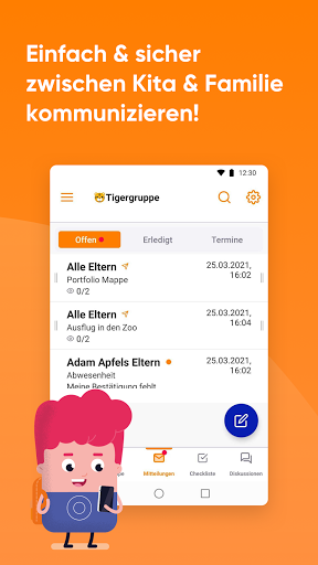 KidsFox - der Kita-Messenger ekran görüntüsü