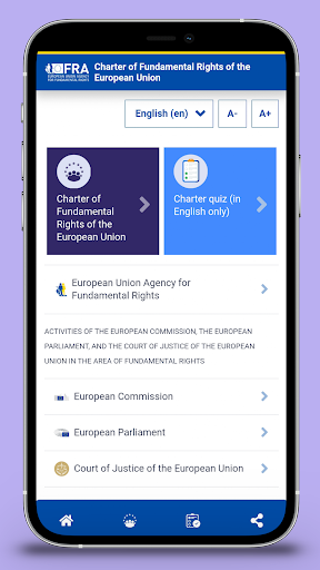 EU Charter ekran görüntüsü