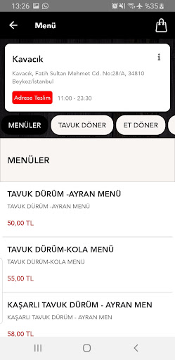 Doyhas Hatay Döner ekran görüntüsü