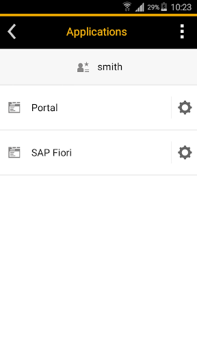 SAP Authenticator ekran görüntüsü