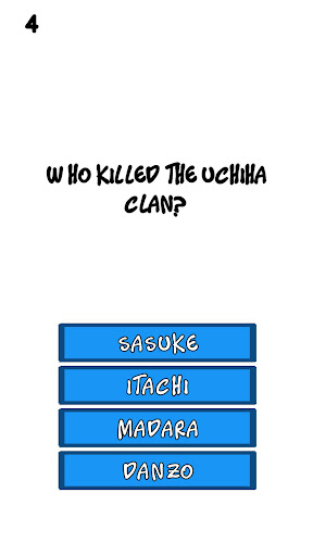 Naruto Boruto Ninja Quiz ekran görüntüsü