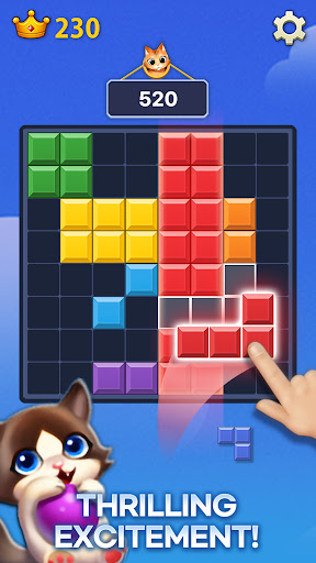 Cat Block Puzzle : Meow Blast ekran görüntüsü