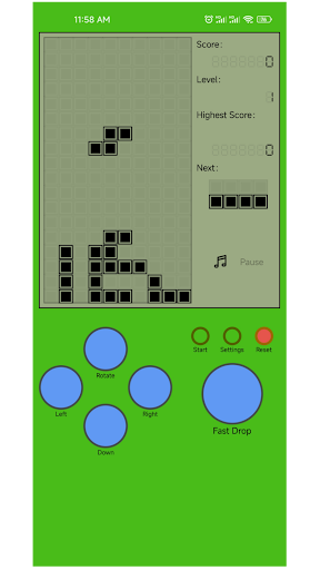 Brick Game: Falling Blocks ekran görüntüsü