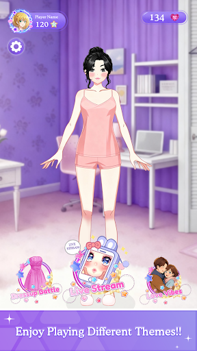 Star Idol Doll Dressup Game ekran görüntüsü
