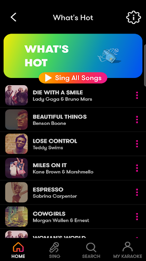 MicMe Karaoke by Stingray ekran görüntüsü