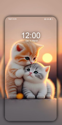 Cute Cat Wallpaper Live HD 4K ekran görüntüsü