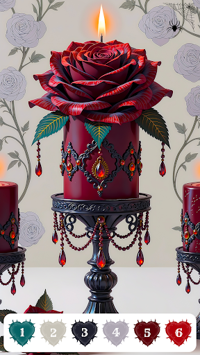 Dark Aesthetic Color by Number ekran görüntüsü