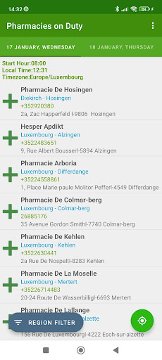 Luxembourg Pharmacies On Duty ekran görüntüsü