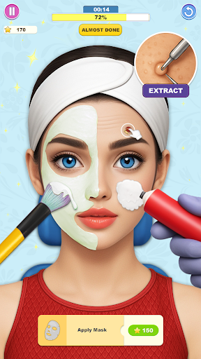 Satisfying ASMR: Skincare Game ekran görüntüsü