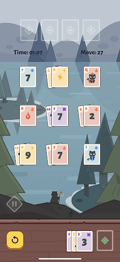 Mystic Cats: Magic Solitaire ekran görüntüsü