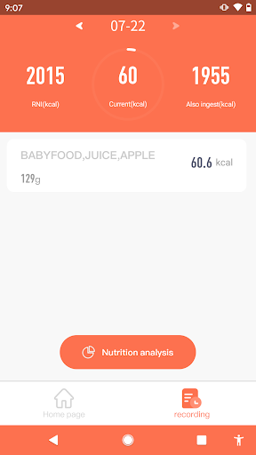 Food Scale ekran görüntüsü