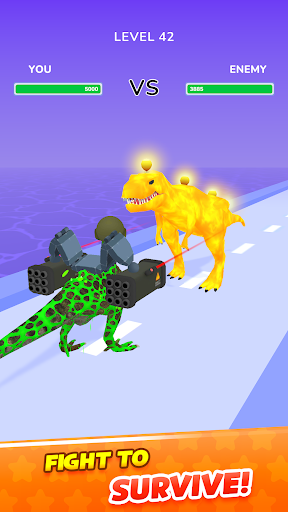 Dino Evolution Run 3D ekran görüntüsü