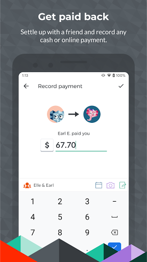 Splitwise ekran görüntüsü